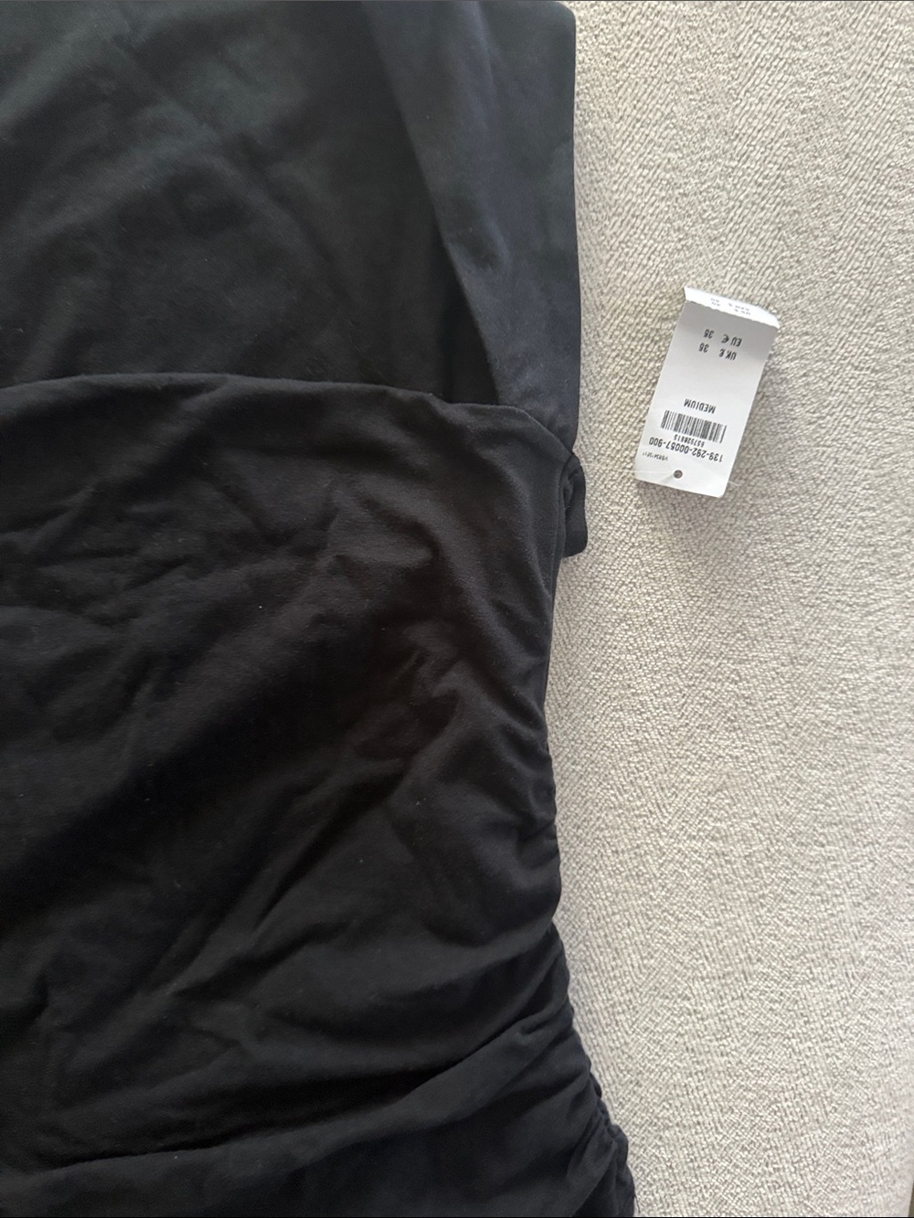 Abercrombie & Fitch Black Ruched Tank Top - Picture 3 of 4